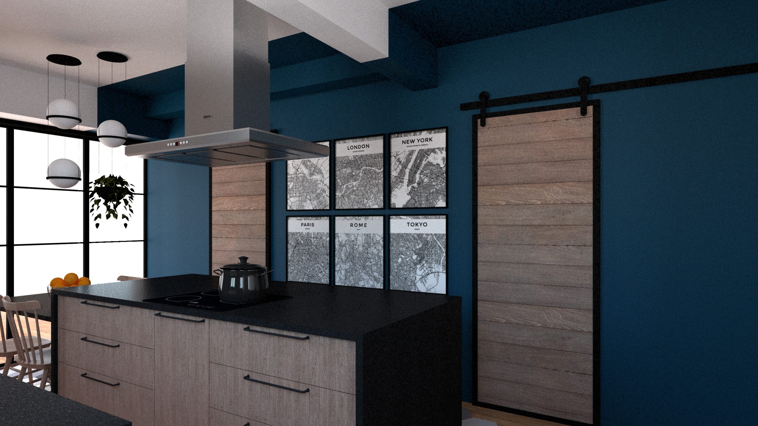 Projet L | Design de Cuisine style industriel