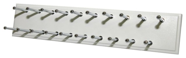 Fast Track Tie Rack Easy Track Sliding Tie Rack - Contemporary - Wall Hooks - by Hipp ...