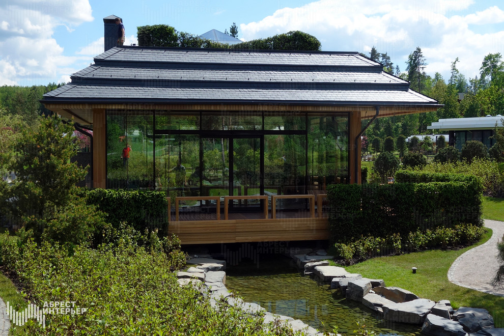 Строительство и внутреннее оснащение Дома для отдыха и совещаний