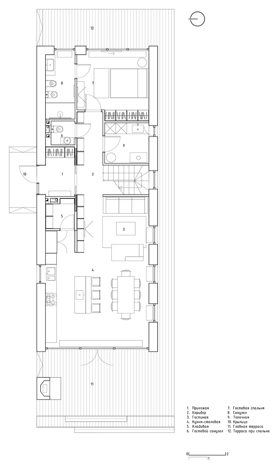 План первого этажа