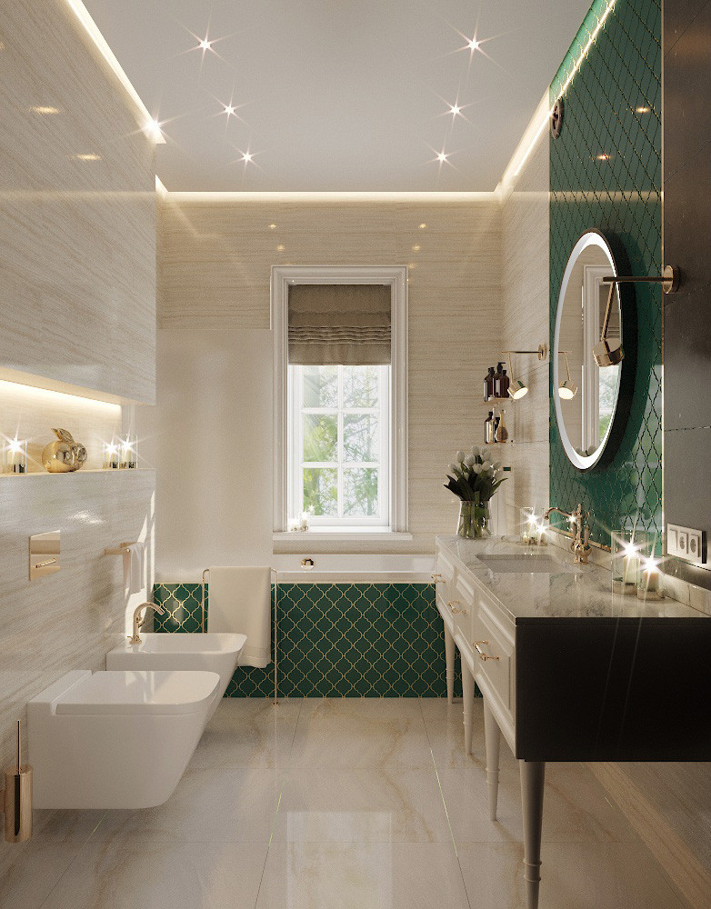 Интерьеры загородного дома в ЖК Олимпийский