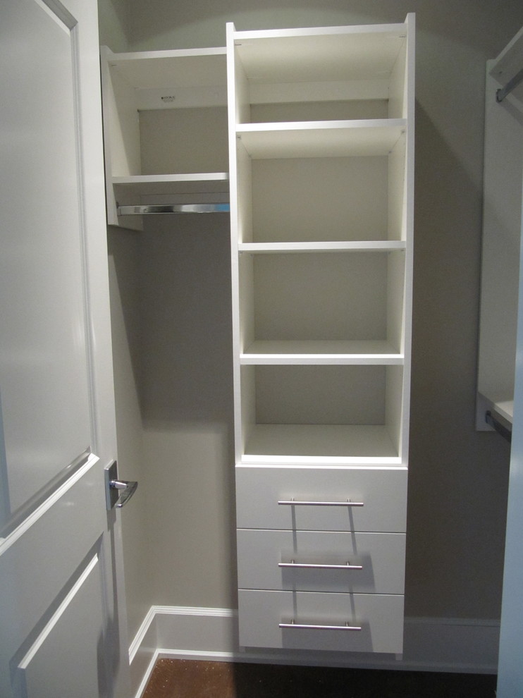 This is an example of a contemporary storage and wardrobe in Vancouver.