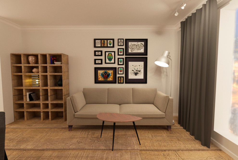 Скандинавский стиль в небольшой квартирке г. Новосибирска