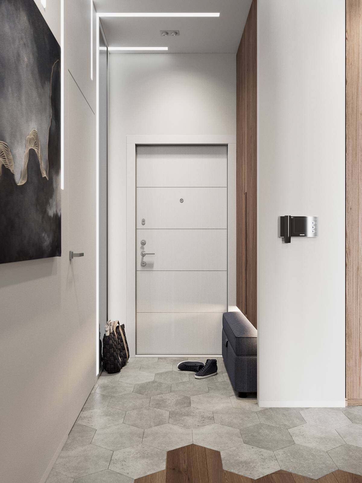 Квартира в современном стиле с элементами ЭКО в Санкт-Петербурге