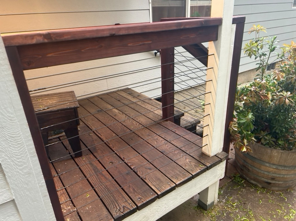 front porch entry railing