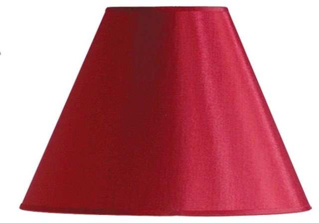 Laura Ashley Lamp Shades Charlotte 14.5 in. Red Empire Shade SBE01314