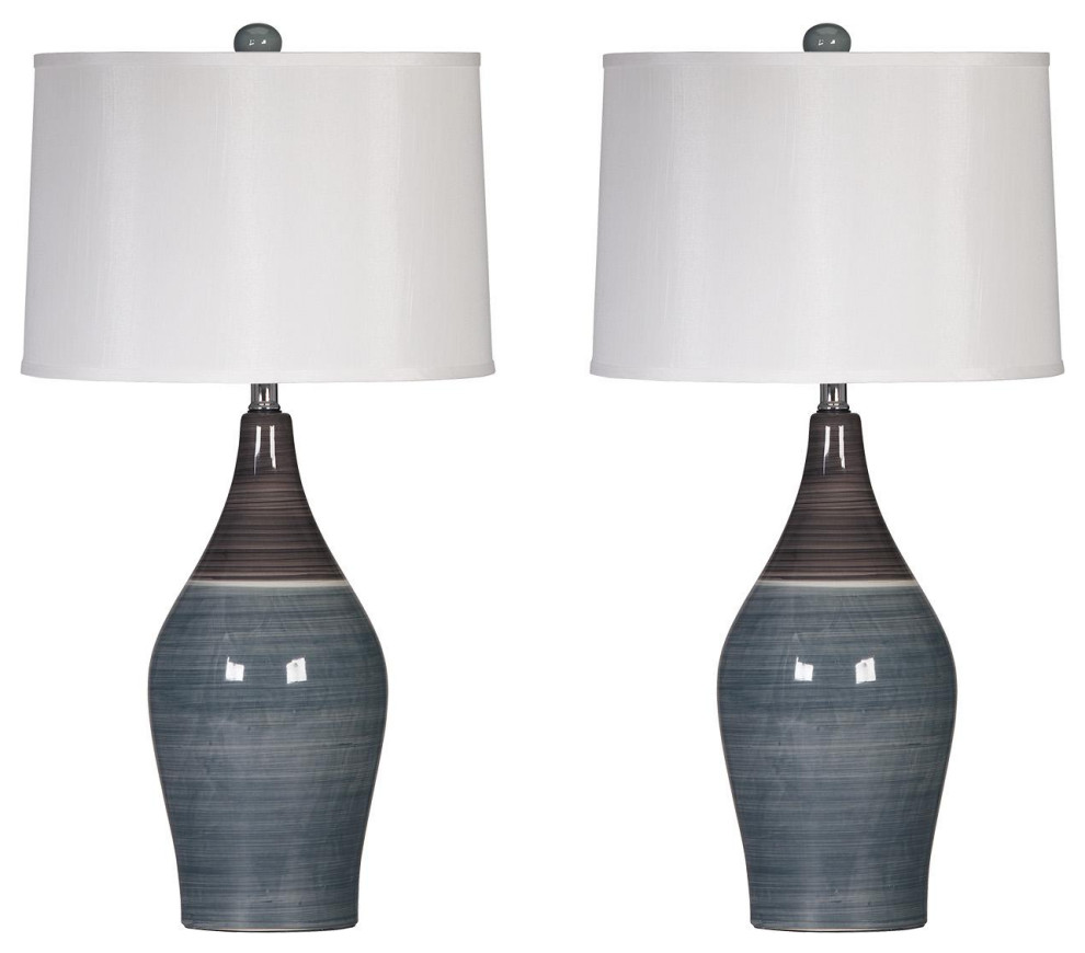 Niobe Table Lamp, Set of 2 Transitional Lamp Sets by Ashley