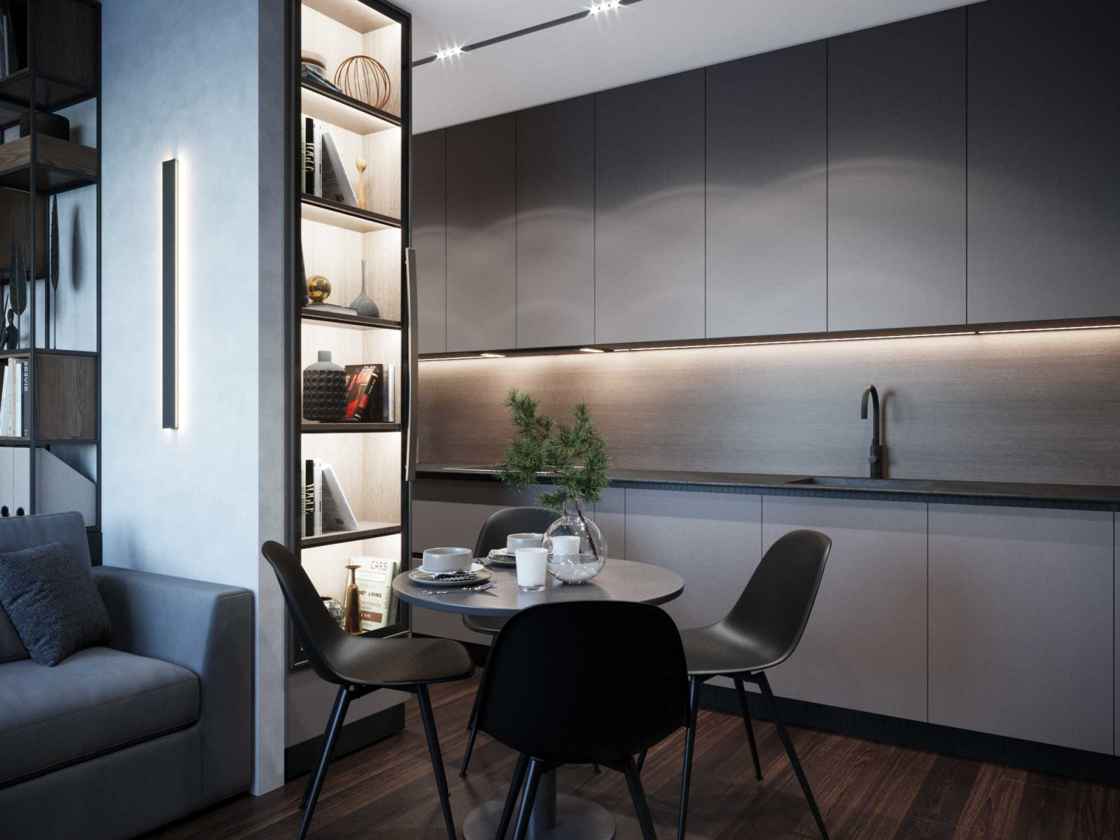 Интерьер таунхауса п. Березки Новолуговое