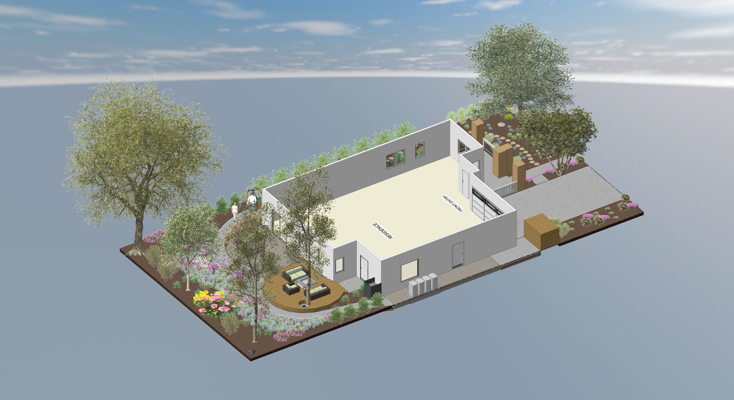 Curated Outdoor Living: Front, Back & Side Yard Design