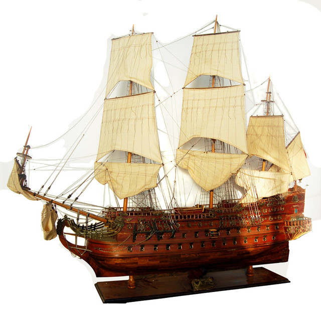 Antique- Consigned Ship Model of the HMS San Felipe - 1690