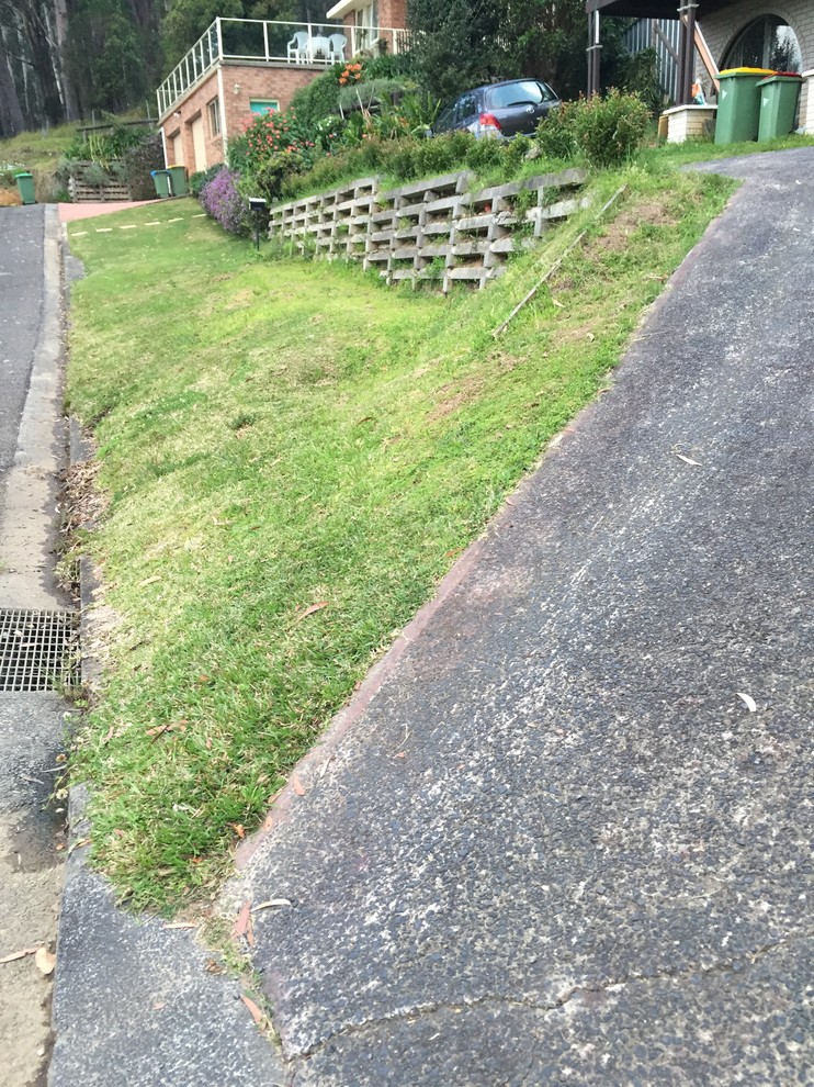 Best option for steps up steep driveway? Houzz AU