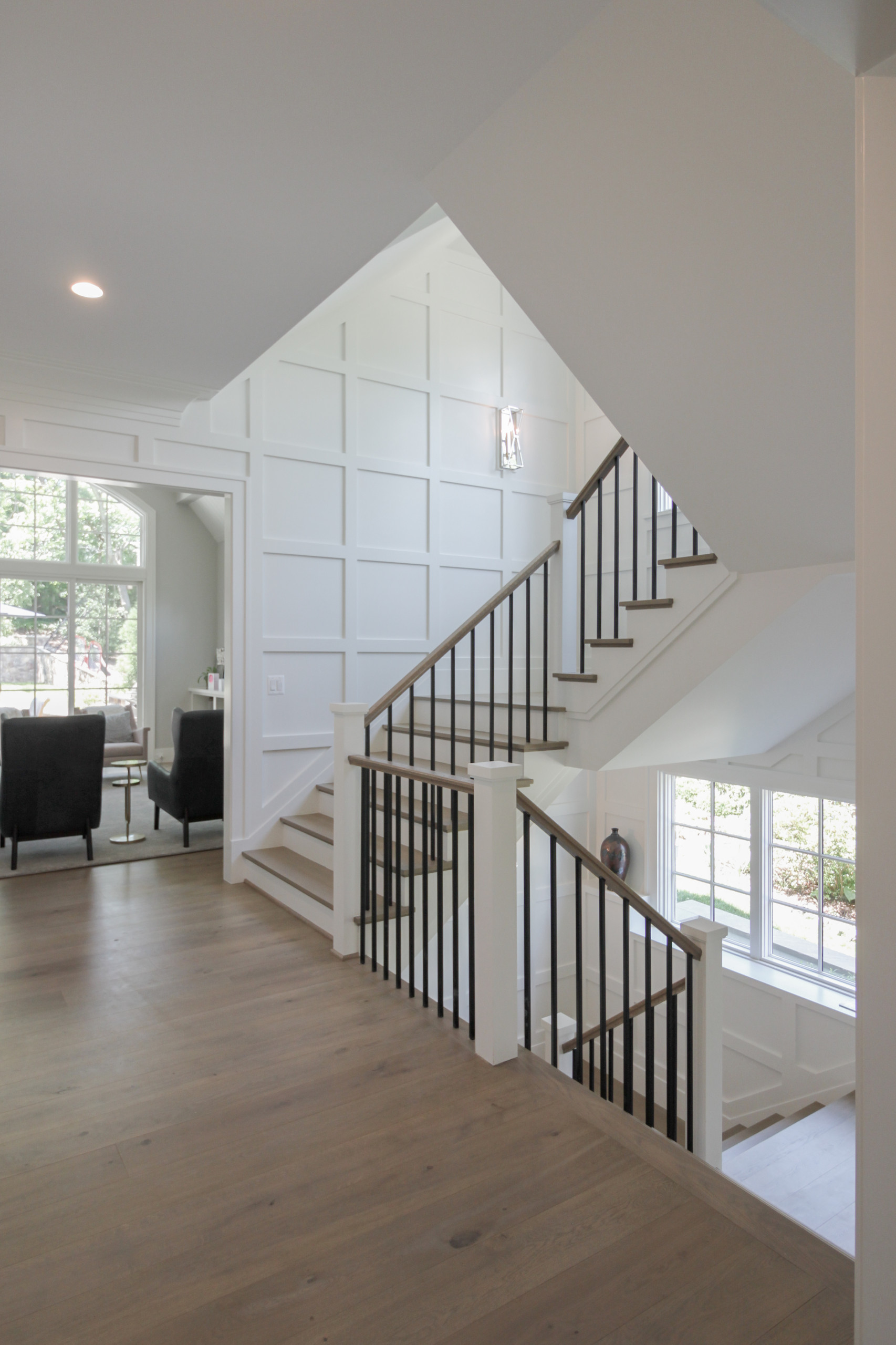 87_Welcoming and Functional Contemporary U-shaped Staircase, Arlington, VA 22207