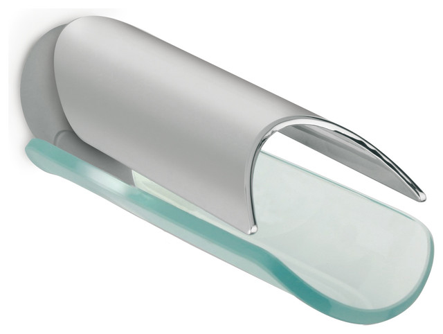 LaToscana Morgana Tub Spout With Glass Spout, Chrome Finish