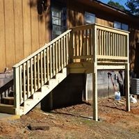 small deck and stairs