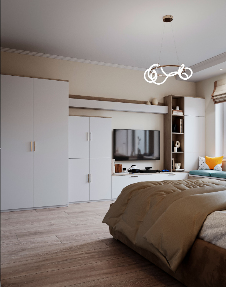 Двухэтажный дом для большой семьи