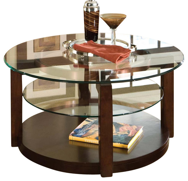 Standard Furniture Coronado Round Tail Table With Casters Standard Furniture Coronado Round Tail Table With Casters Cherry