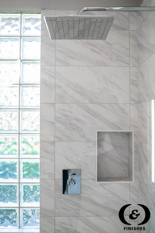 Inspiration for a transitional home design remodel in Phoenix