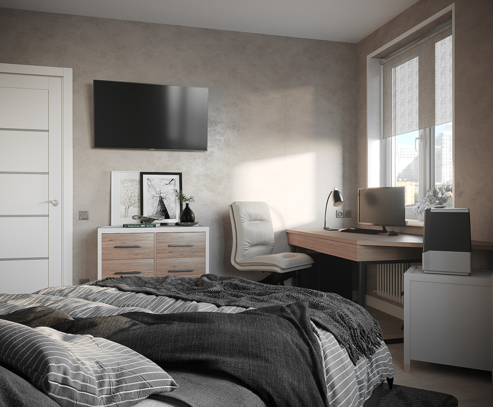 Спальня с рабочим местом