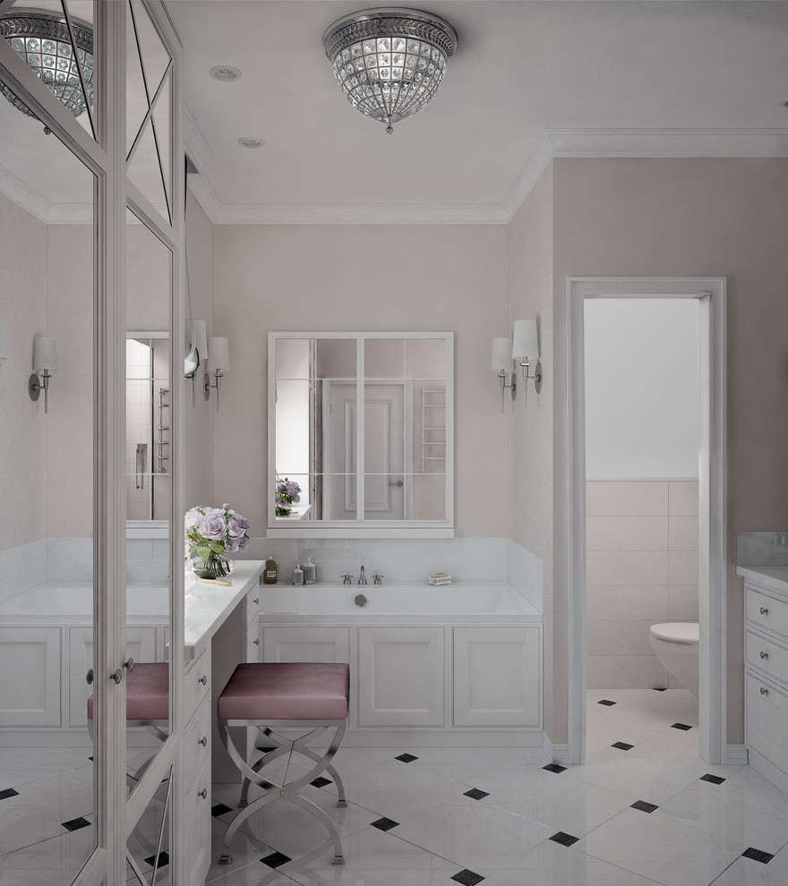 Neutral Bathroom. Kiev 2016