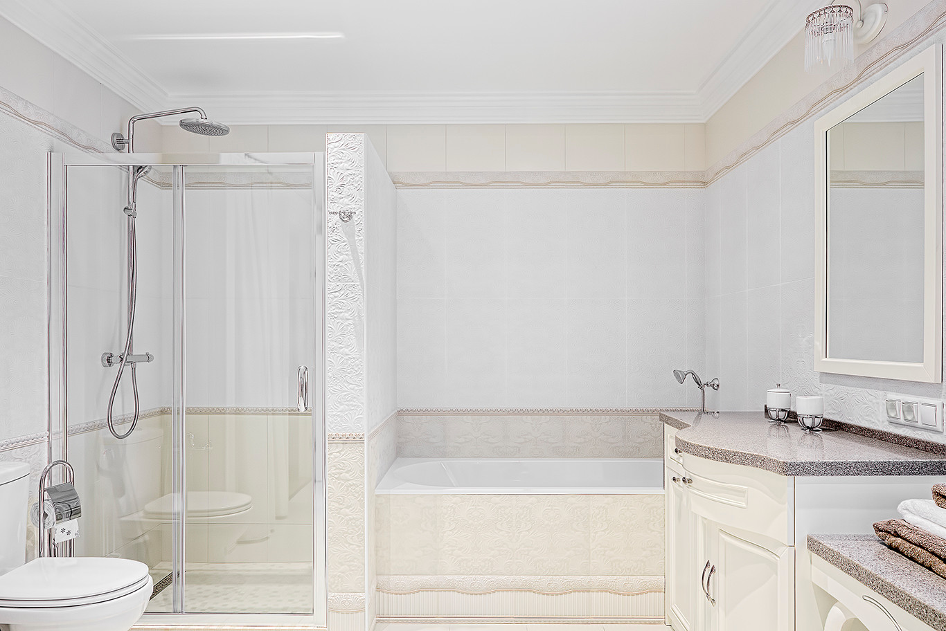 Ванная в классическом стиле