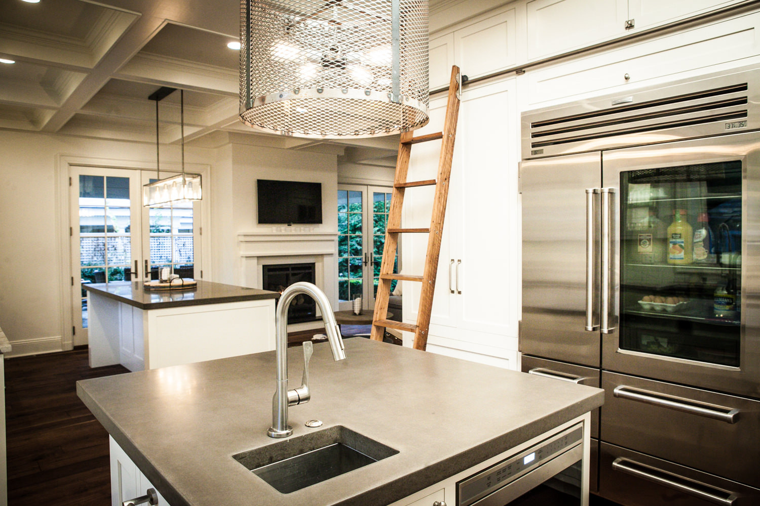 Custom cabinetry by Michael Lucci