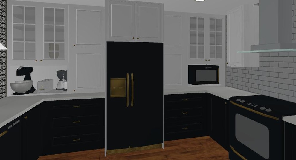 Transitional kitchen photo in Austin