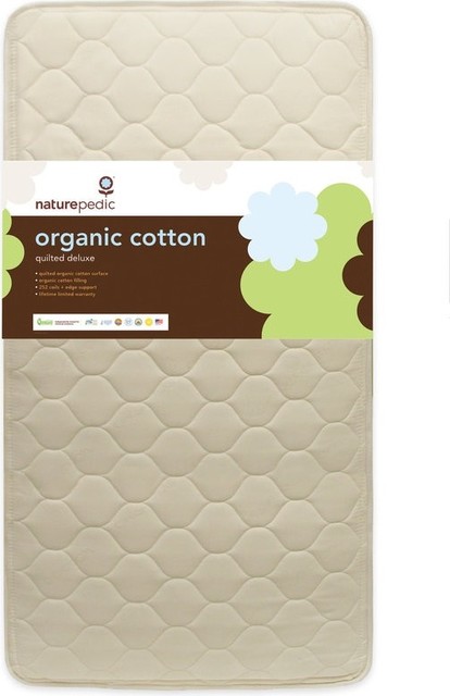 Naturepedic Lightweight Organic Cotton Ultra 2 Stage Crib Mattress Baby Crib Mattress Crib Mattress Mattress