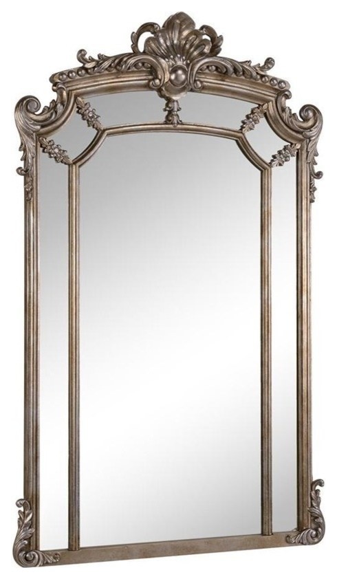 Elegant Lighting Antiquemirror, Clear Mirror, Silver - Victorian - Bathroom Mirrors - by ergode