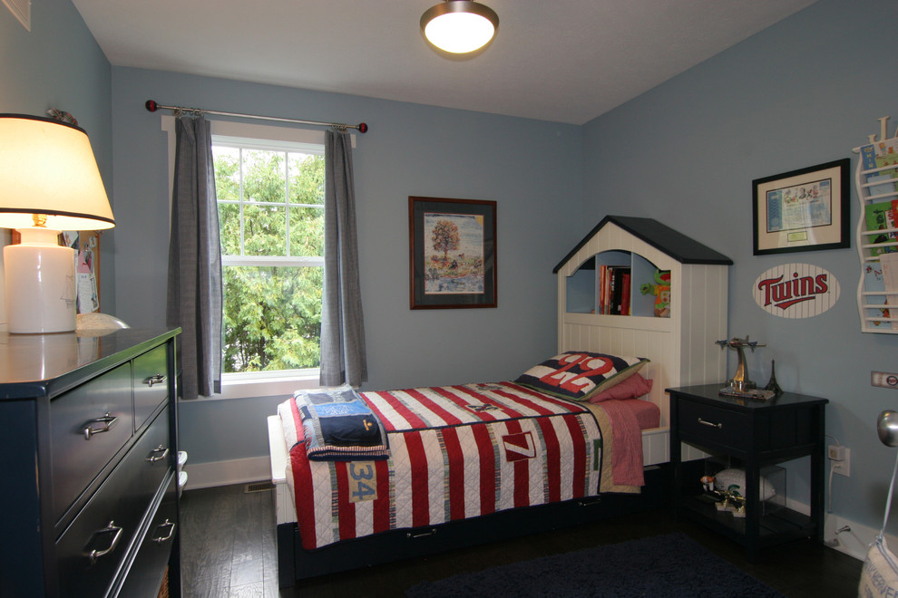Traditional bedroom in Grand Rapids.