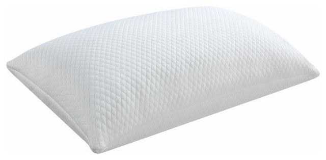 Queen Shredded Foam Pillow, White