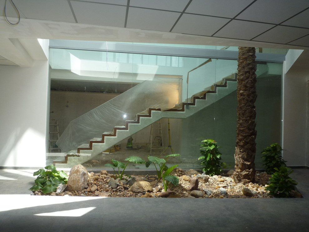 Ejemplo de patio actual de tamaño medio