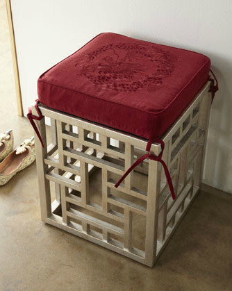 Asian Ottomans And Cubes