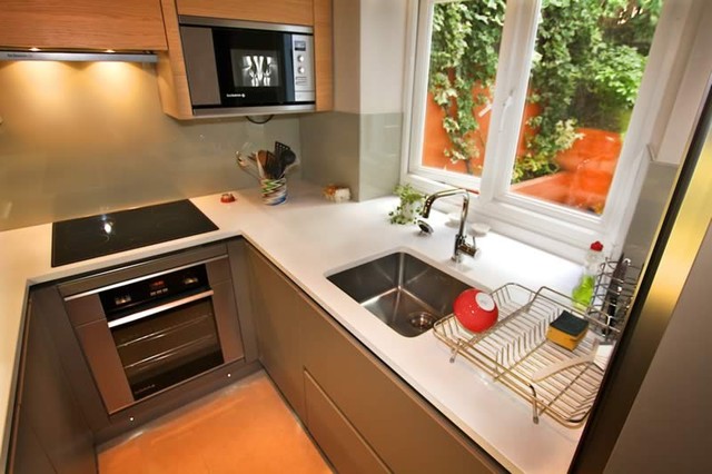 Small Kitchen Design by LWK Kitchens London - Modern - Kitchen - London