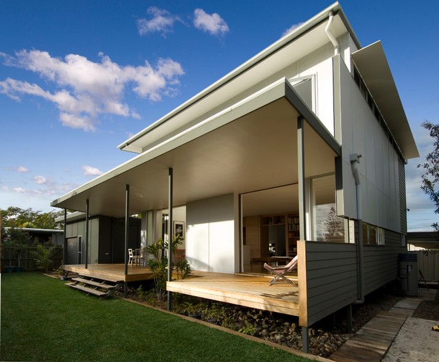 Back House contemporary-deck