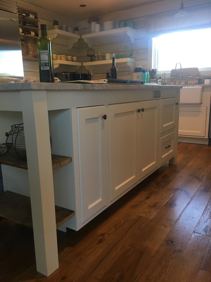 Transitional kitchen photo in Denver