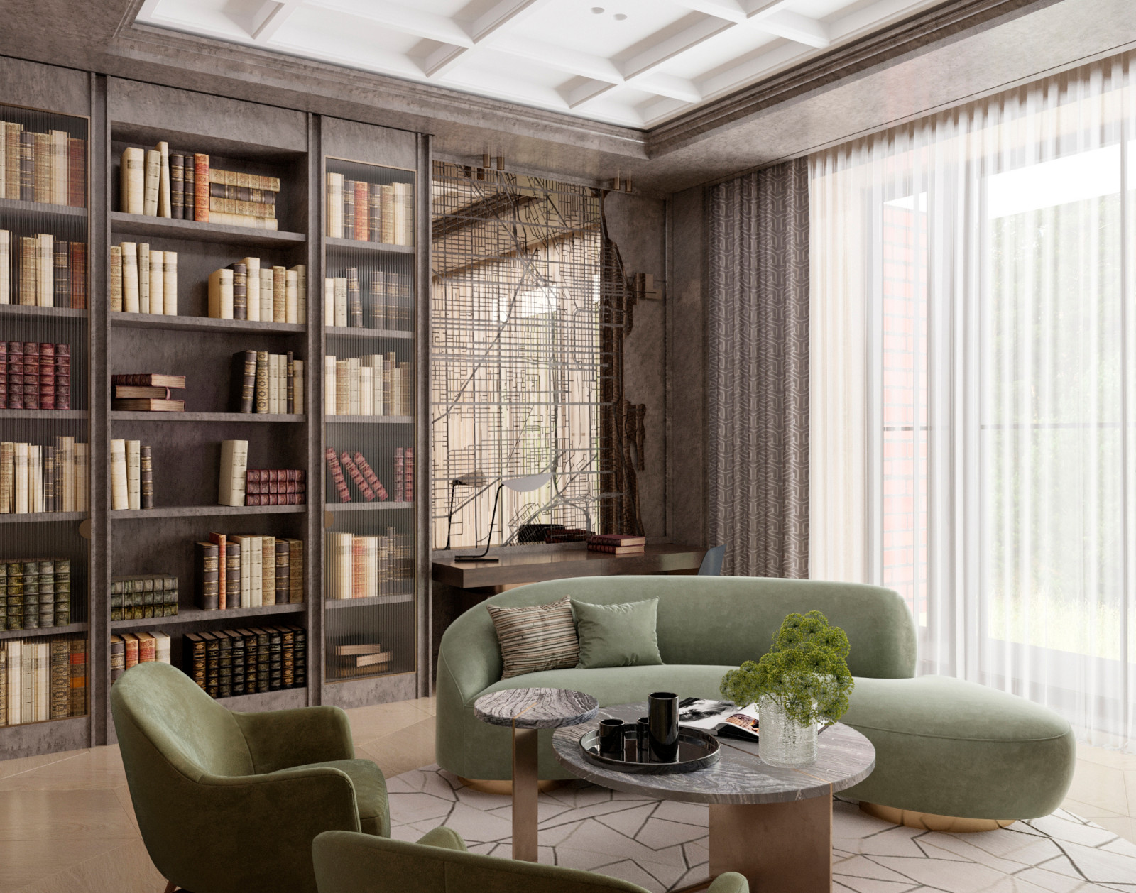 Интерьер загородного дома.