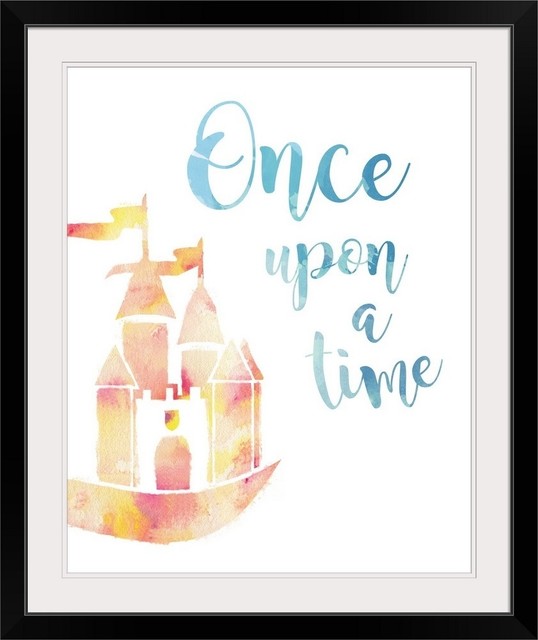Once Upon A Time Black Framed Art Print Contemporary Prints