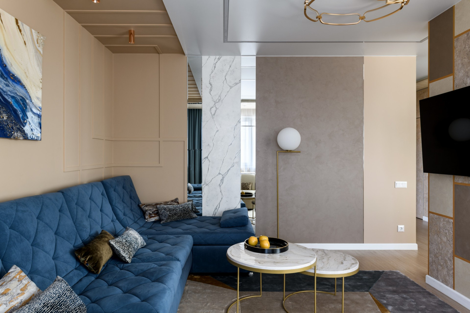 2022г. Фото квартиры 108 м2 в ЖК "Оазис"