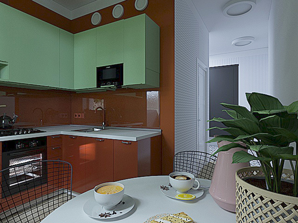 Концепция интерьера в стиле 70-x