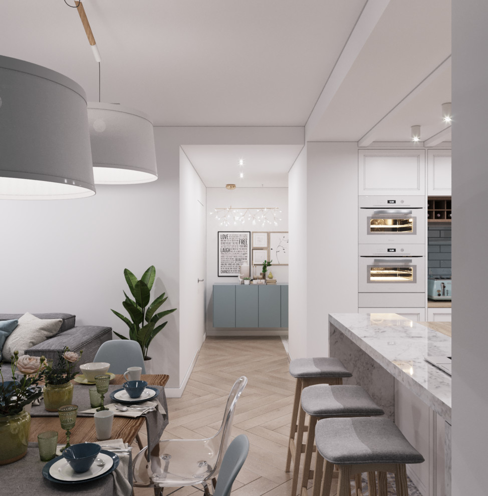 Интерьер квартиры со скандинавским настроением