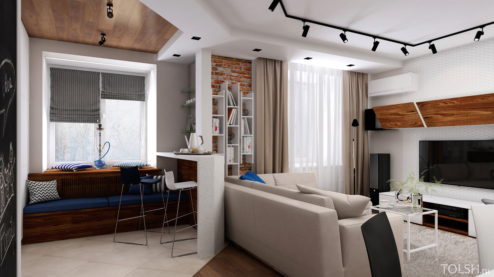 Ахроматизм белого со звучностью дерева