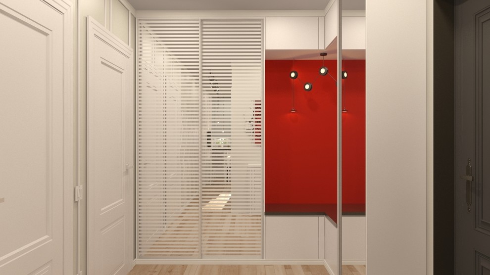 Проект кухни с прихожей