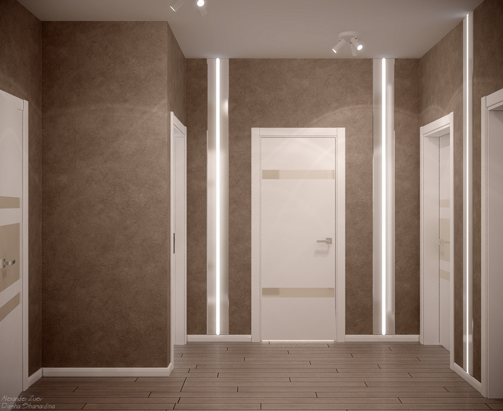 Дизайн коридора в квартире по ул. Кореновская, г.Краснодар