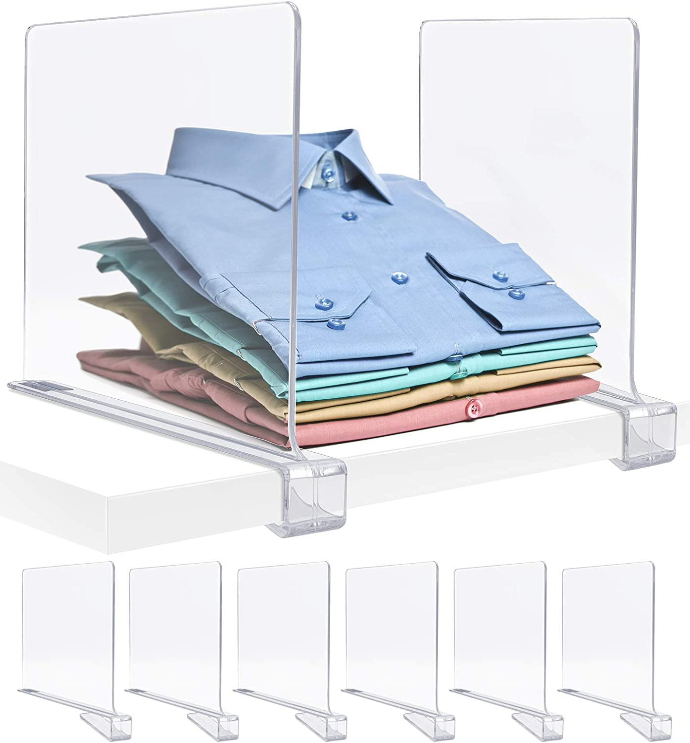 Clear Shelf Dividers