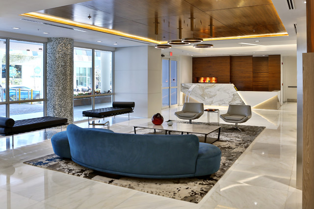 Sunset Harbour contemporary-living-room