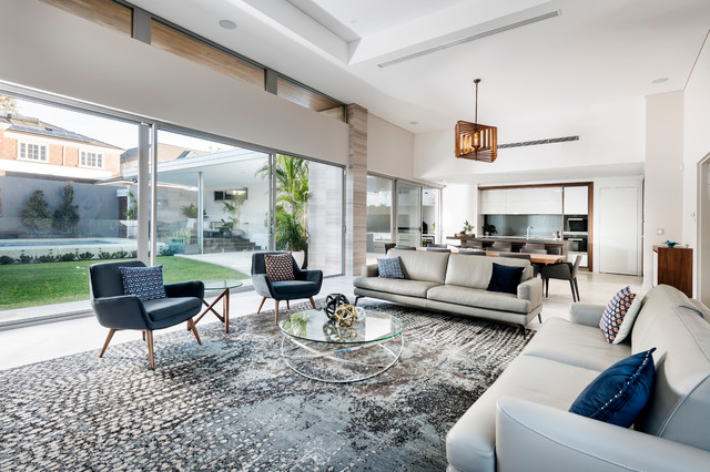 Living, Dining & Kitchen contemporary-vardagsrum