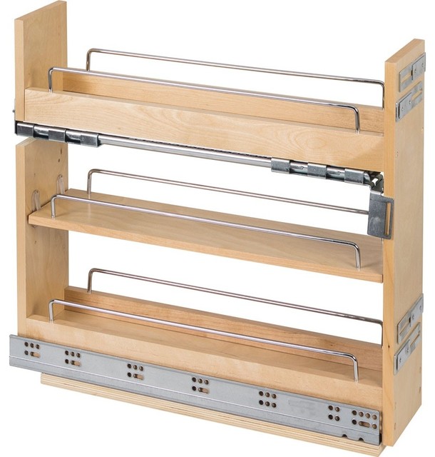 No Wiggle Under Drawer Base Cabinet Pullout Premium Soft Close