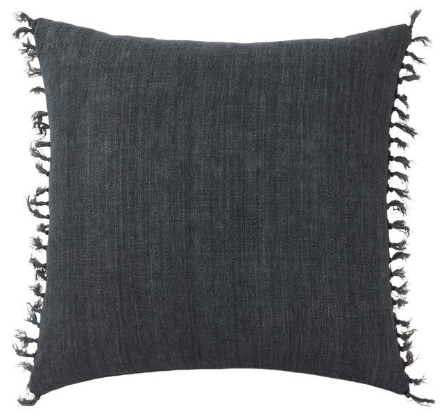 Jaipur Living Majere Solid Navy Down Pillow 20" Square