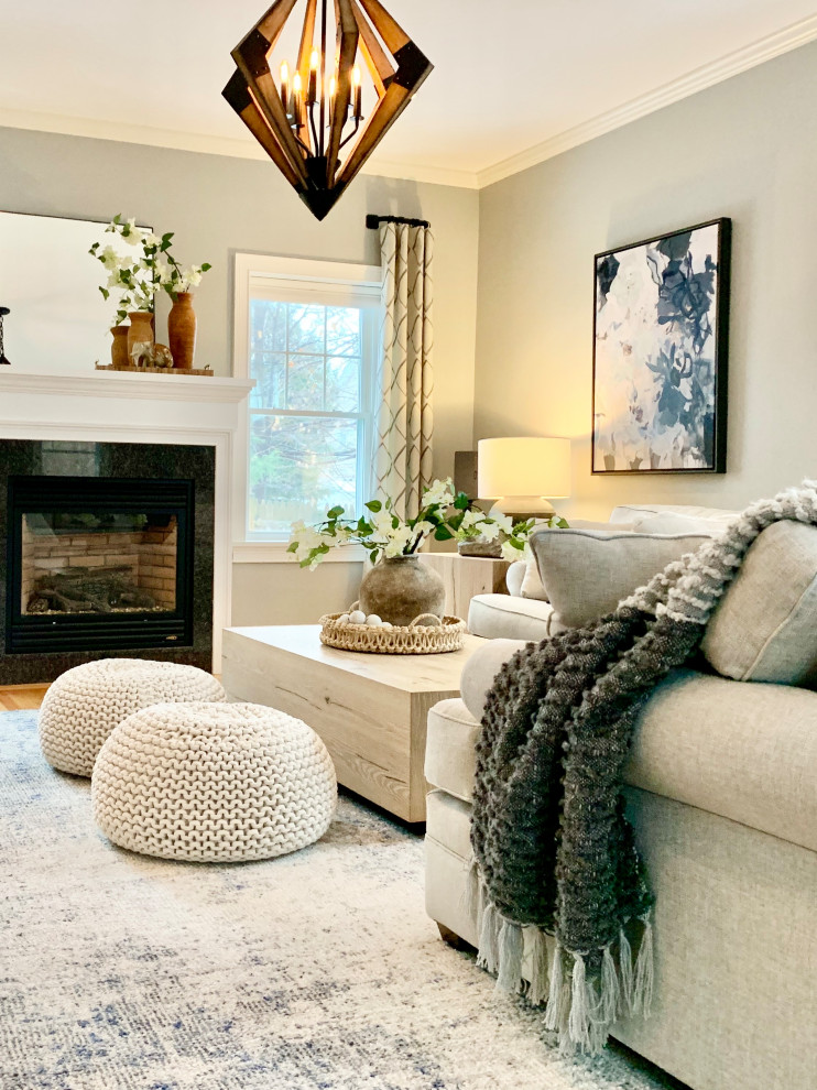 Grand living room on a budget