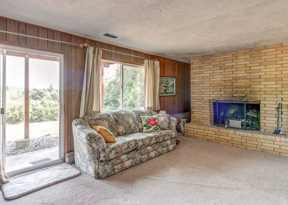 Cornelius House Family Room Before & After